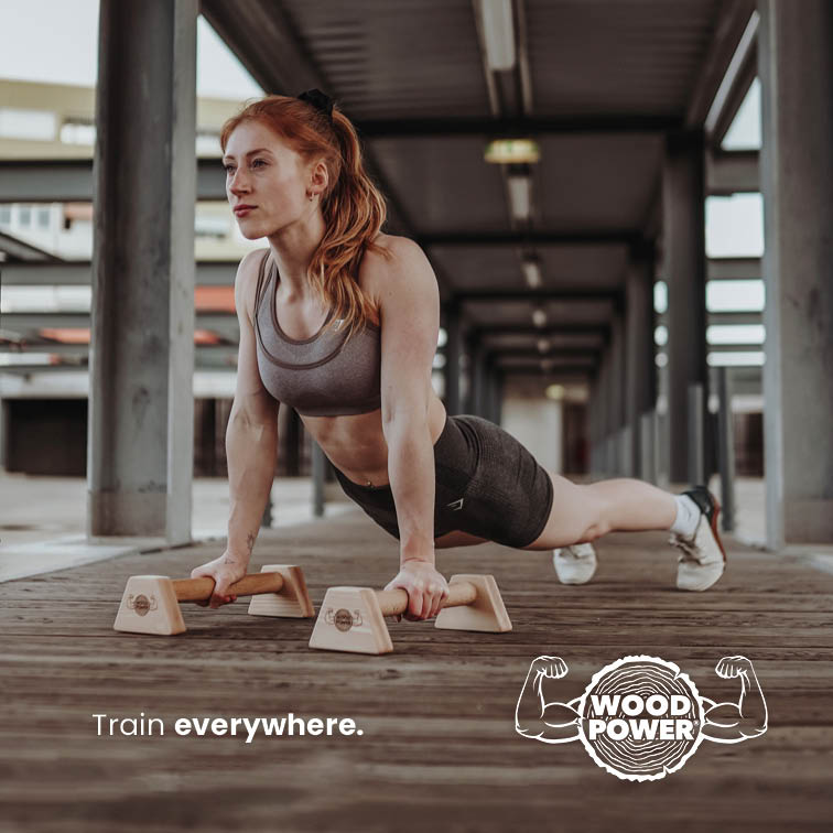 Parallettes, 2 Poignées De Pompes ParallèLes En Bois, Calisthenics